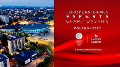The inaugural European Games Esports Championships (#EGE23) will welcome esports athletes and teams from across Europe to compete in two top esports titles - eFootball™ 2023 and Rocket League, in parallel with the 7,000 athletes representing 48 countries at the third edition of the European Games in Krakow and the Małopolska region of Poland. (PRNewsfoto/Global Esports Federation)