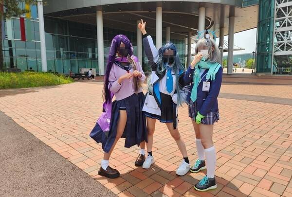 - 백귀야행 인법연구부 츠쿠요, 밀레니엄 게임개발부 아리스, 아비도스 대책위원회 시로코