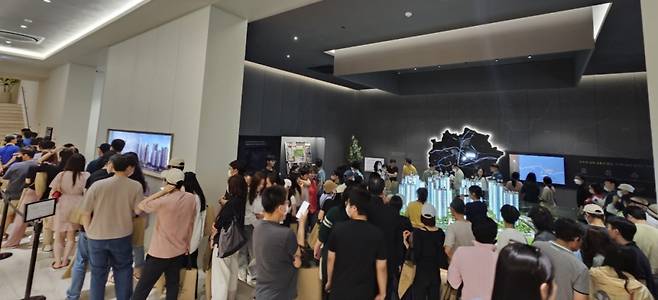 경기도 의왕시 내손동에 들어서는 대단지 아파트인 '인덕원 퍼스비엘' 견복주택 내부 모습/사진제공=대우건설