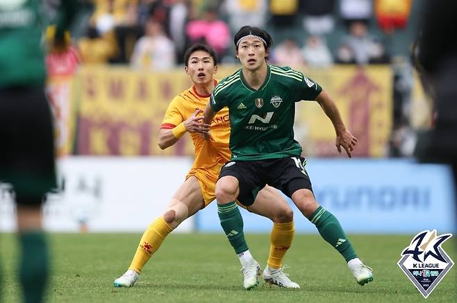 [서울=뉴시스]조규성. 2023.04.03. (사진=한국프로축구연맹 제공)  *재판매 및 DB 금지