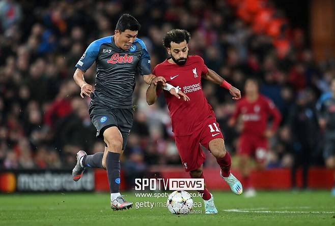 ▲ 챔피언스리그에서 리버풀을 상대했던 김민재