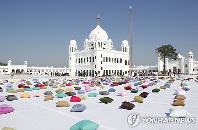 카르타르푸르 회랑 전경 [EPA 연합뉴스 자료사진. 재판매 및 DB 금지]