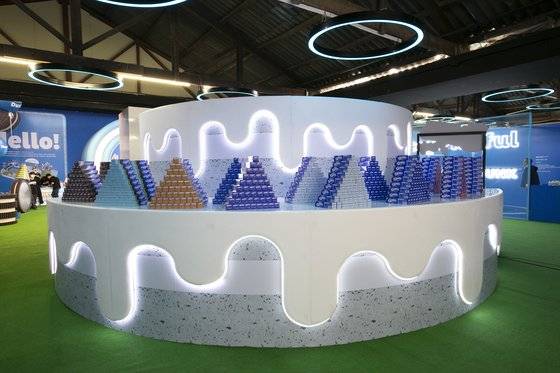 팝업스토어에서는 국내에서 판매 중인 다양한 오레오를 한 자리에서 만날 수 있다. 사진 동서식품