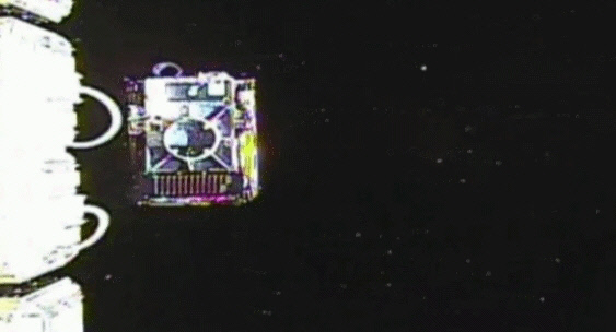 25일 누리호 3단부에 실린 ‘차세대 소형위성 2호’가 우주 공간에서 분리되고 있다.  한국항공우주연구원 제공