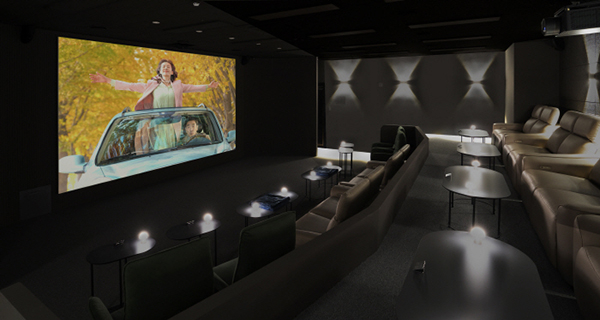 The hotel cinema is housed in Kintex by K-tree Hotel in Ilsan in the Seoul metropolitan area. [Photo provided by Monoplex]