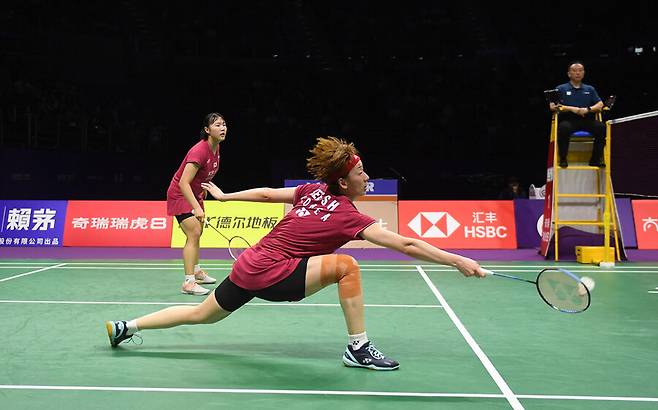 ▲ 이소희(앞)와 백하나 ⓒ연합뉴스/신화