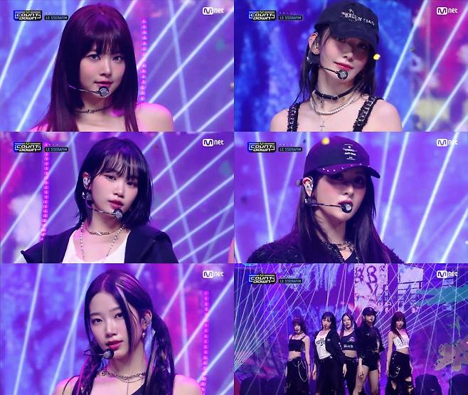 "내 심장이 뛰네" 르세라핌, '이프푸'로 찢은 '엠카'