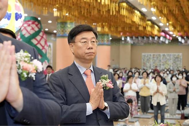 신상진 성남시장은 27일 ‘부처님 오신 날’을 맞아 사찰 11개소를 방문했다.ⓒ성남시 제공