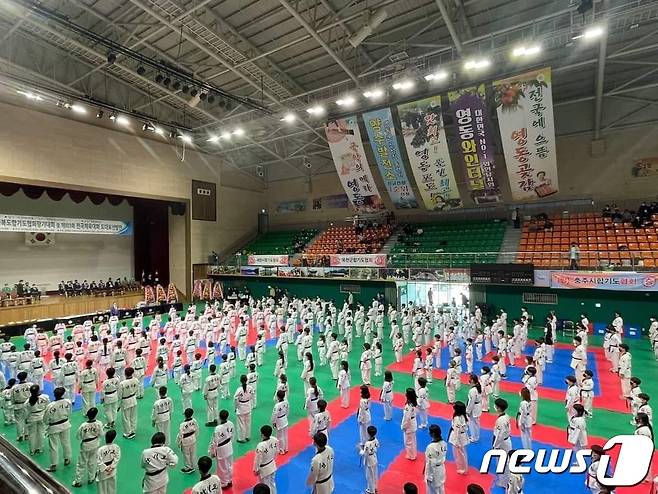 제천시 실내체육관에서 개최된 전국 합기도대회