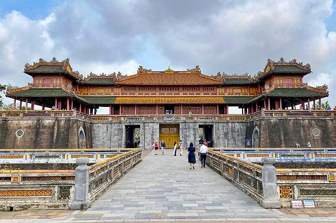 후에 왕궁에서 가장 먼저 복원된 입구 ‘오문’.