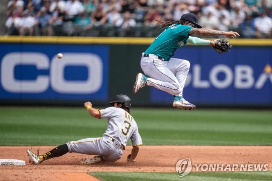 배지환, 시애틀전서 시즌 15호 도루
[게티이미지/AFP=연합뉴스]