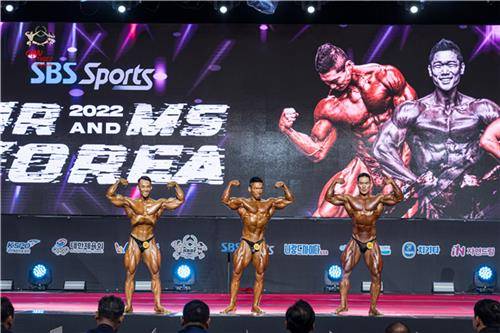 'SBS스포츠 미스터 & 미즈 코리아' 대회 장면 [대한보디빌딩협회 제공. 재판매 및 DB 금지]