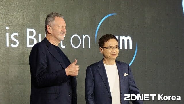 르네 하스 ARM CEO는 ”향후 모든 사물에 AI가 탑재되며 ARM의 미래는 여전히 밝을 것”이라고 전망했다. (사진=지디넷코리아)_