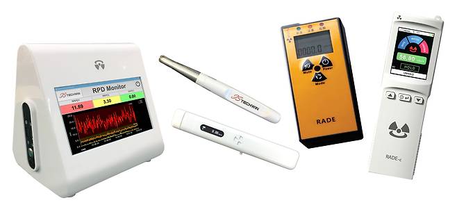 JS테크윈 방사선 측정기. /JS테크윈