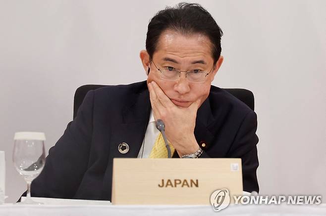 기시다 후미오 일본 총리 [로이터 연합뉴스 자료사진. 재판매 및 DB 금지]