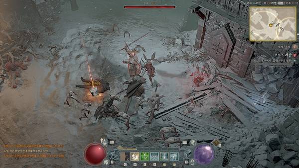 - 49레벨 당시 시체 런으로 41~48레벨 아이템을 얻었다