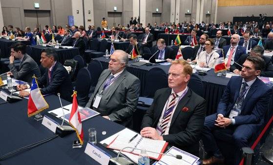 PSI는 WMD와 그 운반 수단, 관련 물자의 불법 확산 방지를 위해 2003년 미국 부시 행정부 주도로 출범한 국제 협력체제로 현재 106개국이 참여하고 있다. [연합뉴스]