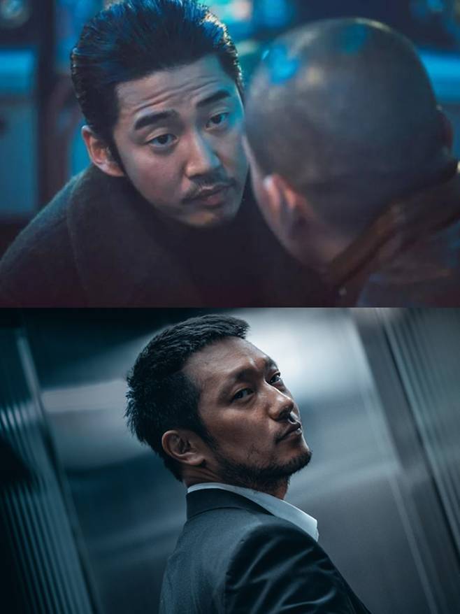 '범죄도시' 시즌1과 시즌2에서 각각 장첸과 강해상 역을 맡은 윤계상과 손석구(사진제공=비에이엔터테인먼트)