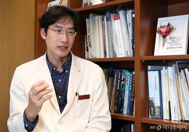 21일 문일준 삼성서울병원 이비인후과 교수 인터뷰 /사진=홍봉진기자 honggga@