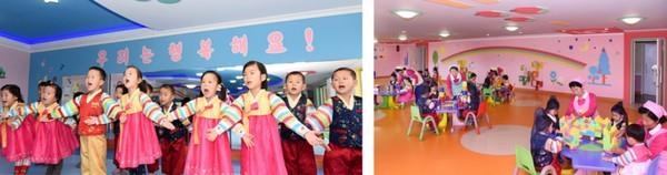북한 어린이들 [우리민족끼리 캡처]