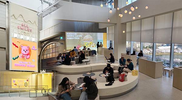 “Knotted World” in Lotte World Tower Mall in Jamsil, southern Seoul 
[Photos provided by GFFG and MK DB]