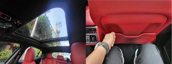 그레칼레는 글라스 루프, 창문, 좌석 홈 등을 통해 개방감과 편안함에 초점을 맞춘 모습이다. [사진=오규민 기자 moh011@]