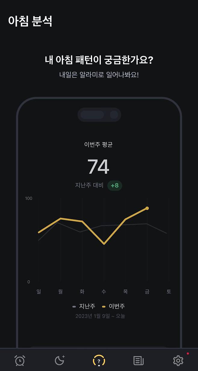 알라미 앱 캡처