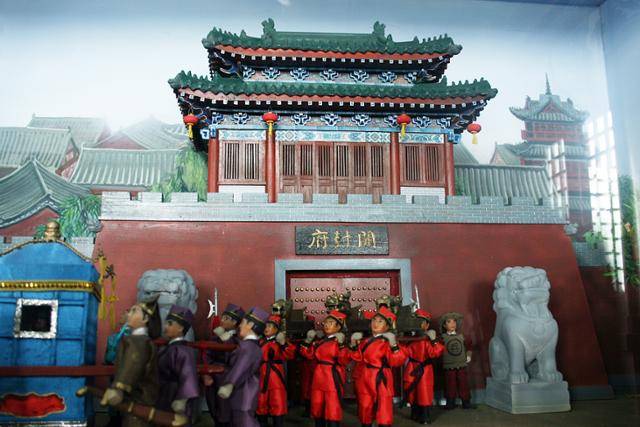 개봉부 역사문화전시관의 행차 모형. ⓒ최종명