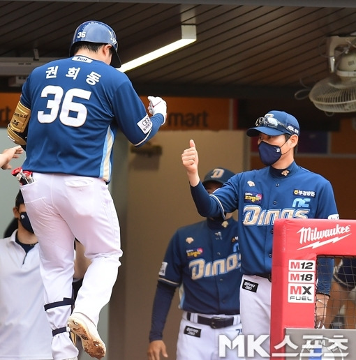 강인권 감독이 이끄는 NC는 3일 잠실 LG전에서 승리하며 4위로 복귀했다. 사진=김재현 기자