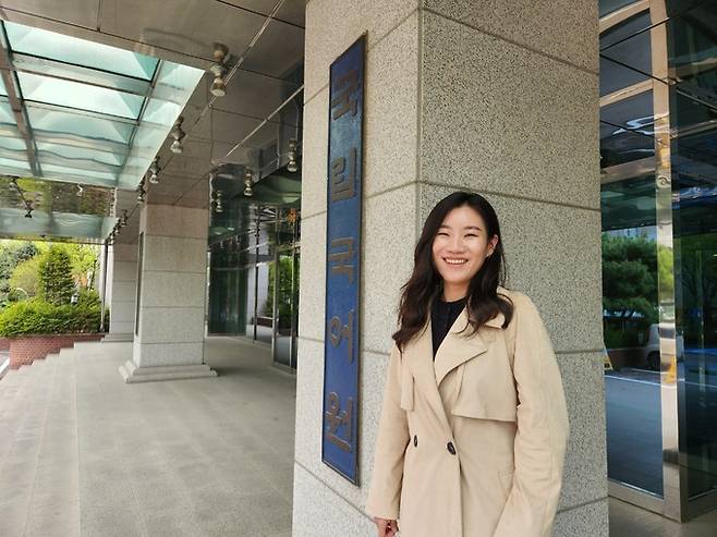 이현화 국립국어원 어문연구실 학예연구사가 지난 4월18일 서울 강서구 국립국어원에서 세계일보와 인터뷰를 하고 있다.