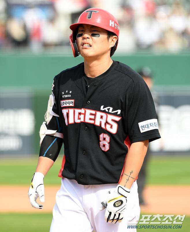 2023 KBO리그 롯데 자이언츠와 KIA 타이거즈의 경기가 4일 부산 사직구장에서 열렸다. KIA 류지혁. 부산=박재만 기자pjm@sportschosun.com/2023.06.04/