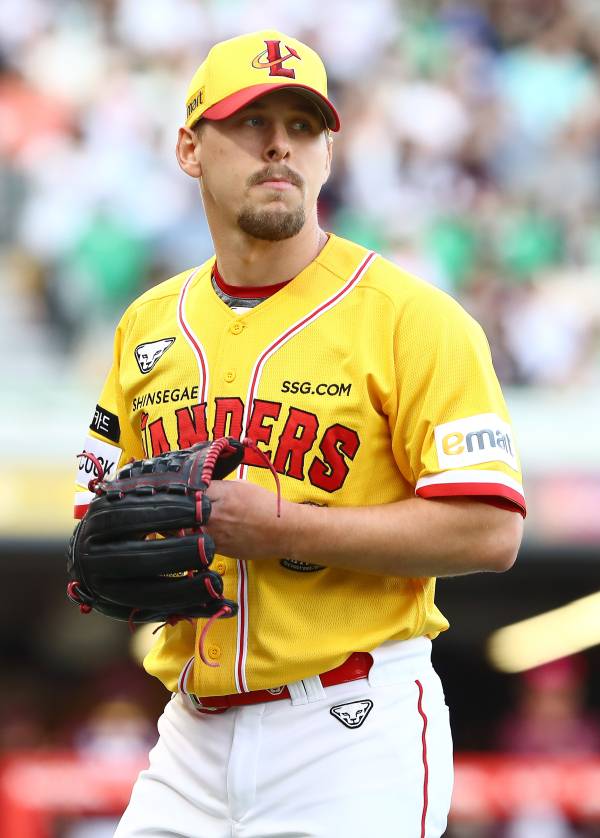 SSG 랜더스 외국인 투수 커크 맥카티. 사진=SSG 랜더스