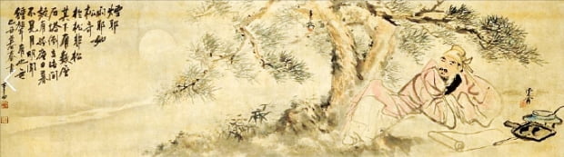 이상범·김기창·정종여 ‘송하인물’(1949년) 국립현대미술관 제공