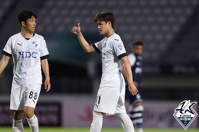 [서울=뉴시스]부산 박정인 골. 2023.06.04. (사진=한국프로축구연맹 제공) *재판매 및 DB 금지