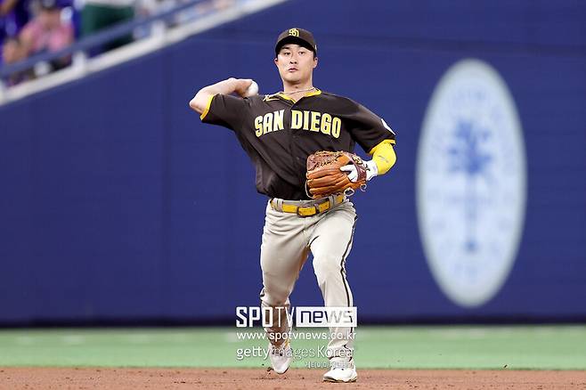 ▲ 김하성은 1루를 제외한 내야 전 포지션을 소화할 수 있다