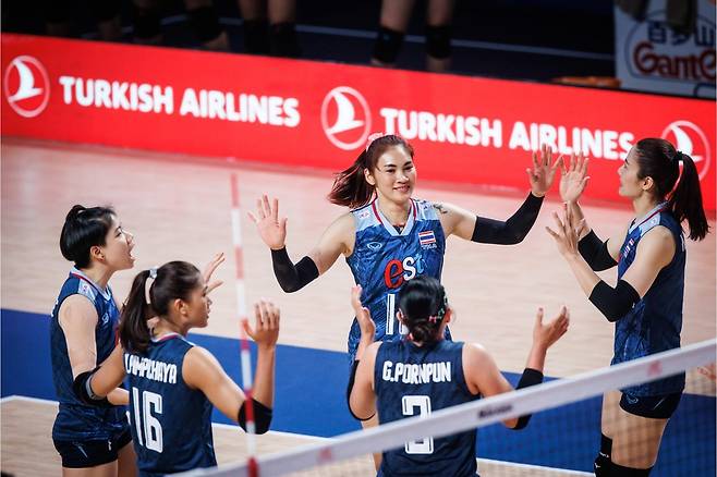 태국 여자배구대표팀 [국제배구연맹 홈페이지 캡처. 재판매 및 DB금지]