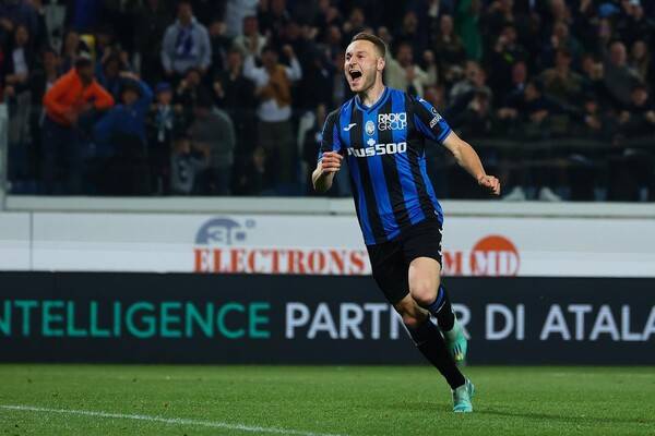 승리를 거둔 아탈란타 BC.