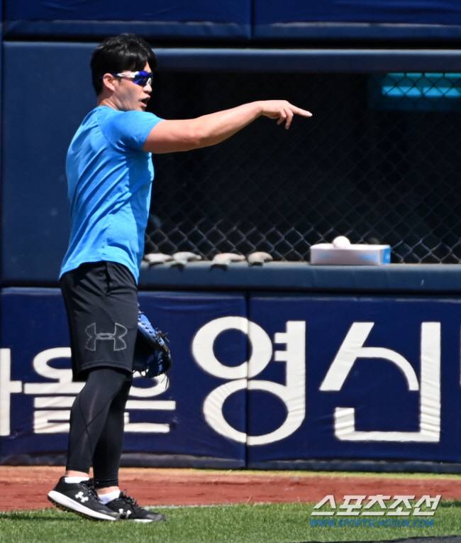 박영현의 롤모델 삼성 오승환. 허상욱 기자wook@sportschosun.com/2022.04.24/