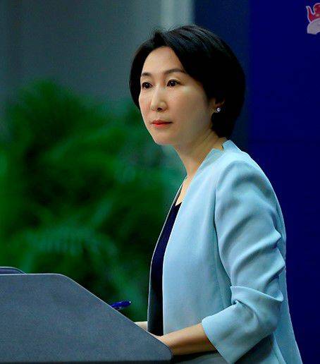 5월31일 브리핑에서 외신 기자들의 질문에 답변하는 마오닝 중국 외교부 대변인. /중국 외교부