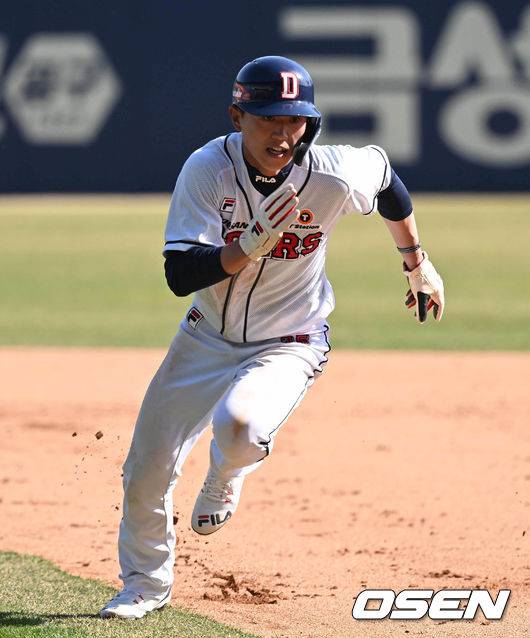 두산 내야수 전민재. / OSEN DB