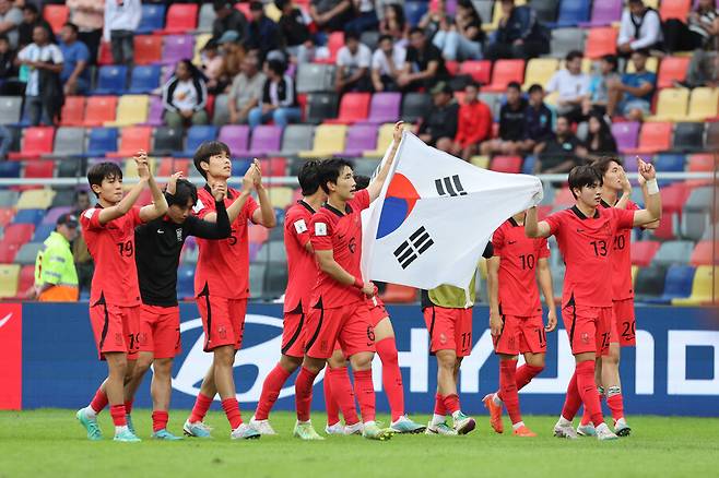 ▲ 한국 U-20 대표팀 4강 진출 ⓒ연합뉴스