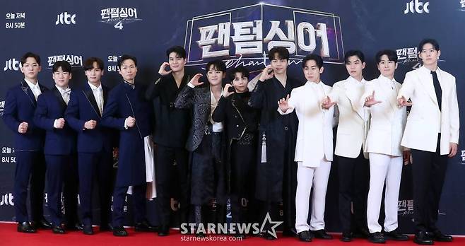 JTBC '팬텀싱어4' 결승 진출한 포르테나, 크레즐, 리베란테가 2일 오후 서울 동대문구 경희대학교 평화의 전당에서 진행된 포토콜 행사에 참석해 포즈를 취하고 있다. 2023.06.02 /사진=김창현 기자 chmt@