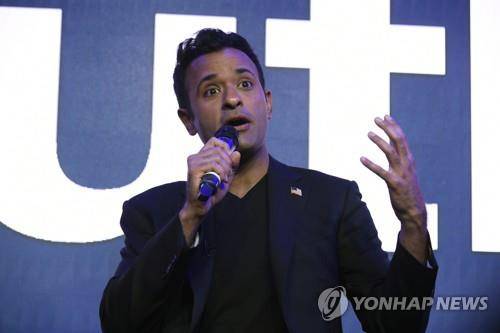 밀레니얼 세대 첫 미국 대선주자 비벡 라마스와미 [AP 연합뉴스 자료사진. 재판매 및 DB 금지]