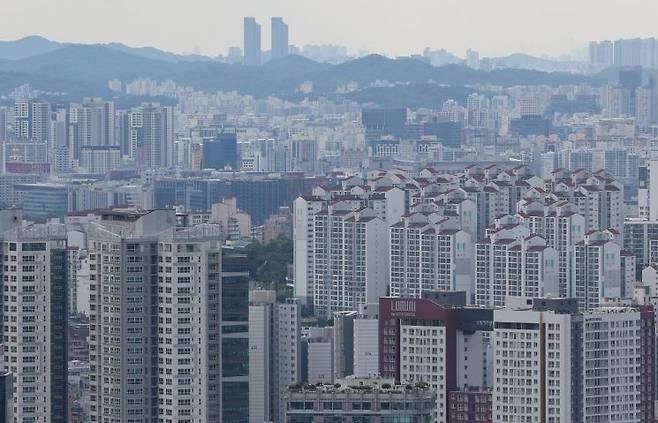 남산에서 바라본 서울 시내 아파트 [이미지출처=연합뉴스]