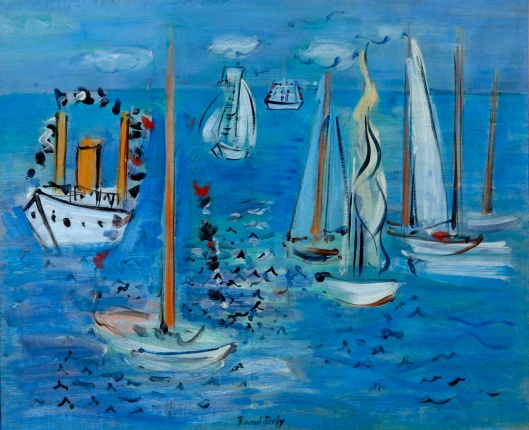 "Boats Dressed with Flags" by Raoul Dufy (Edmond Henrard Collection)