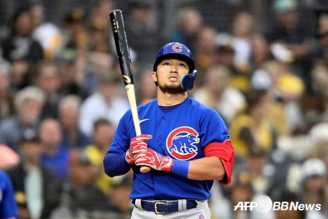 시카고 컵스의 스즈키 세이야. /AFPBBNews=뉴스1