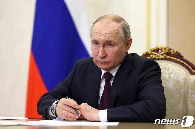 블라디미르 푸틴 러시아 대통령. 2023.6.1 ⓒ 로이터=뉴스1 ⓒ News1 우동명 기자