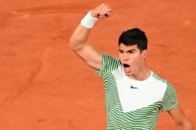 스페인의 카를로스 알카라스. 파리|AFP 연합뉴스