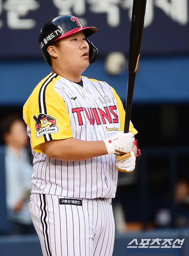 2023 KBO리그 LG트윈스와 NC다이노스의 경기가 3일 잠실야구장에서 열렸다. LG 김범석

  잠실=최문영 기자deer@sportschosun.com /2023.06.03/