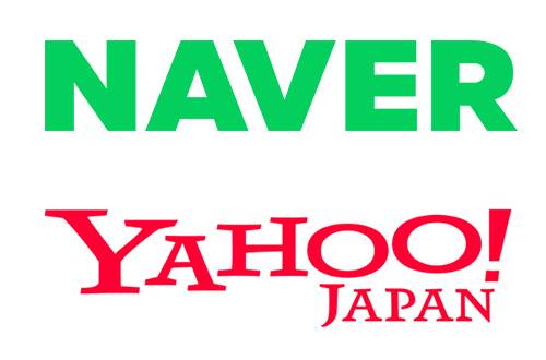 [Courtesy of Naver and Yahoo Japan]